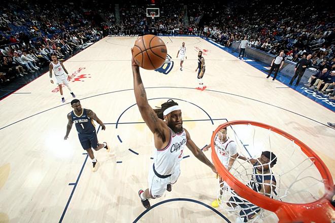 新奥尔良鹈鹕力克快船 以赛亚·杰克逊成关键拼